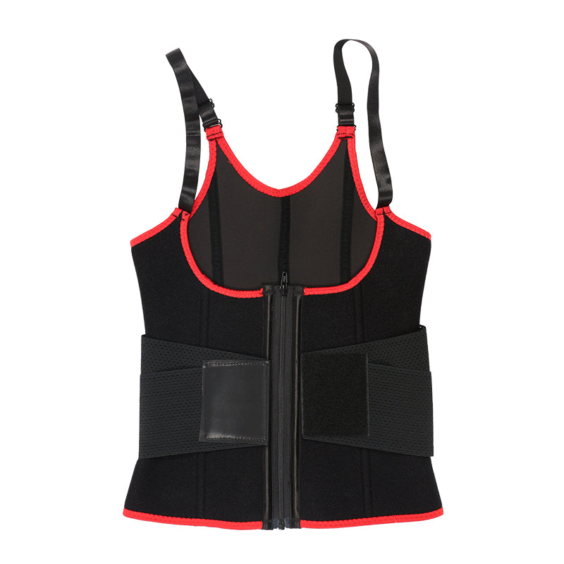 UJB Red Adjustable Single Belts Vest MHW100079R