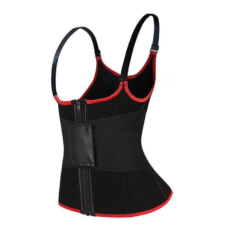 UJB Red Adjustable Single Belts Vest MHW100079R
