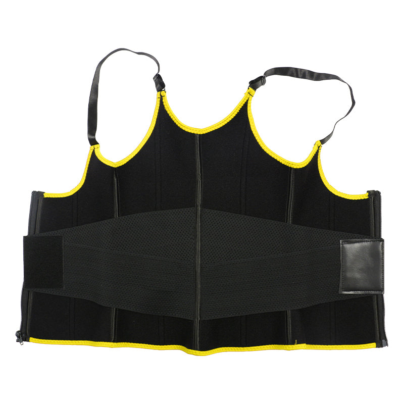 UJB Yellow Adjustable Single Belts Vest MHW100079Y
