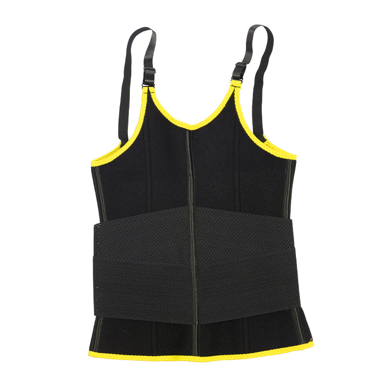 UJB Yellow Adjustable Single Belts Vest MHW100079Y