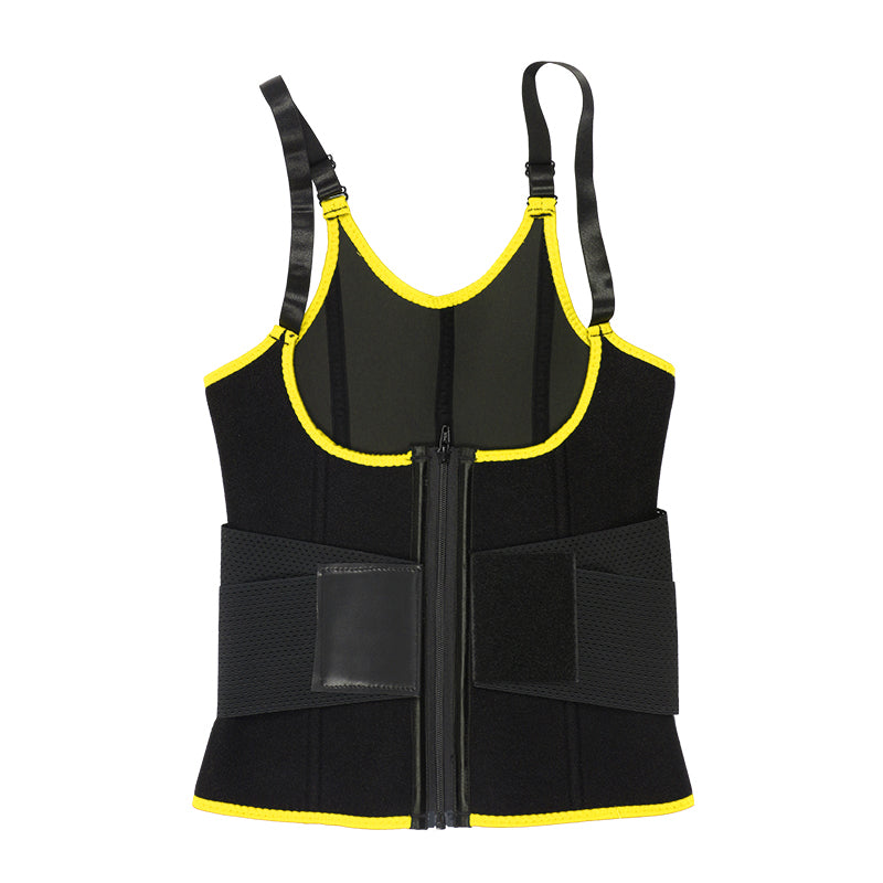 UJB Yellow Adjustable Single Belts Vest MHW100079Y
