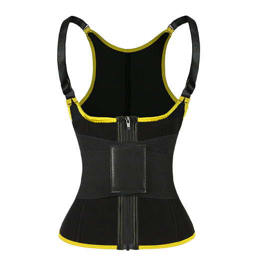 UJB Yellow Adjustable Single Belts Vest MHW100079Y