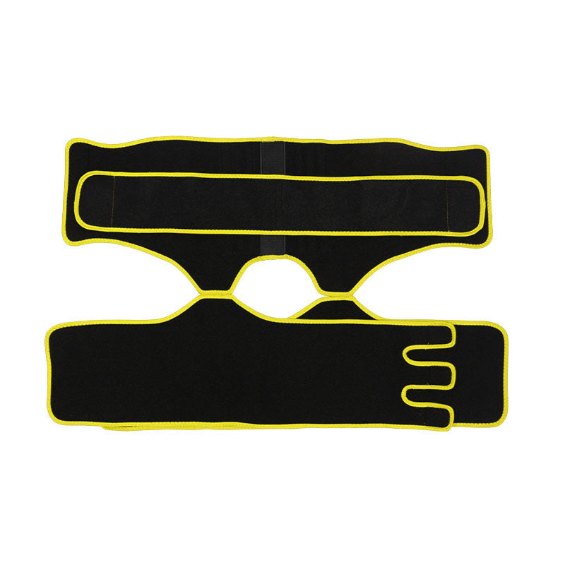 UJB Yellow Neoprene Waist&Thigh Shaper with Single Detachable Belt MHW100118Y