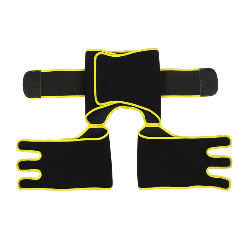 UJB Yellow Neoprene Waist&Thigh Shaper with Single Detachable Belt MHW100118Y