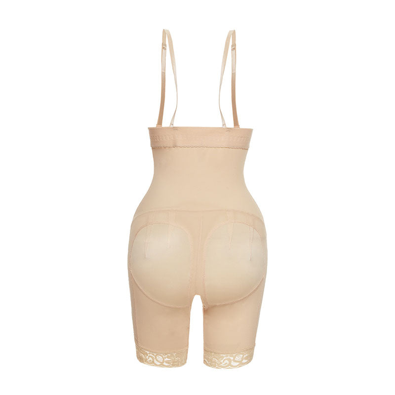 Nude Adjustable Hooks One-piece Belly-lifting Shapewear MHW100233BN