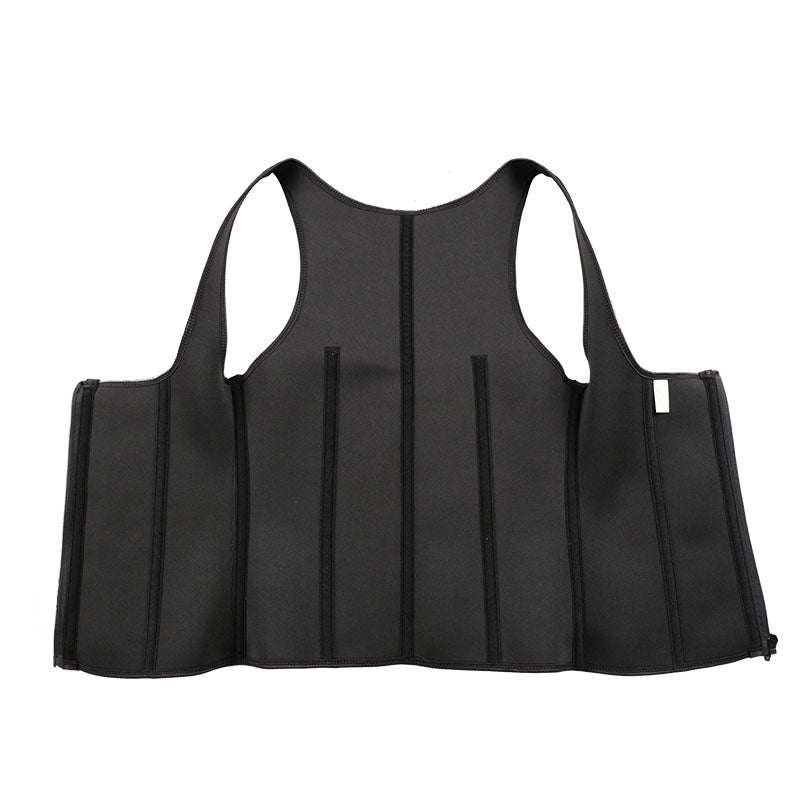 UJB Black Vest Three Belts MHW100194B