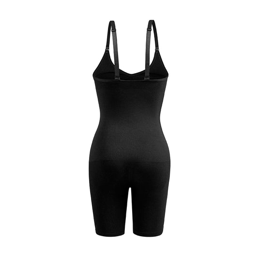 Black Abdomen Support chest Gather Body Shapers MHW100255B