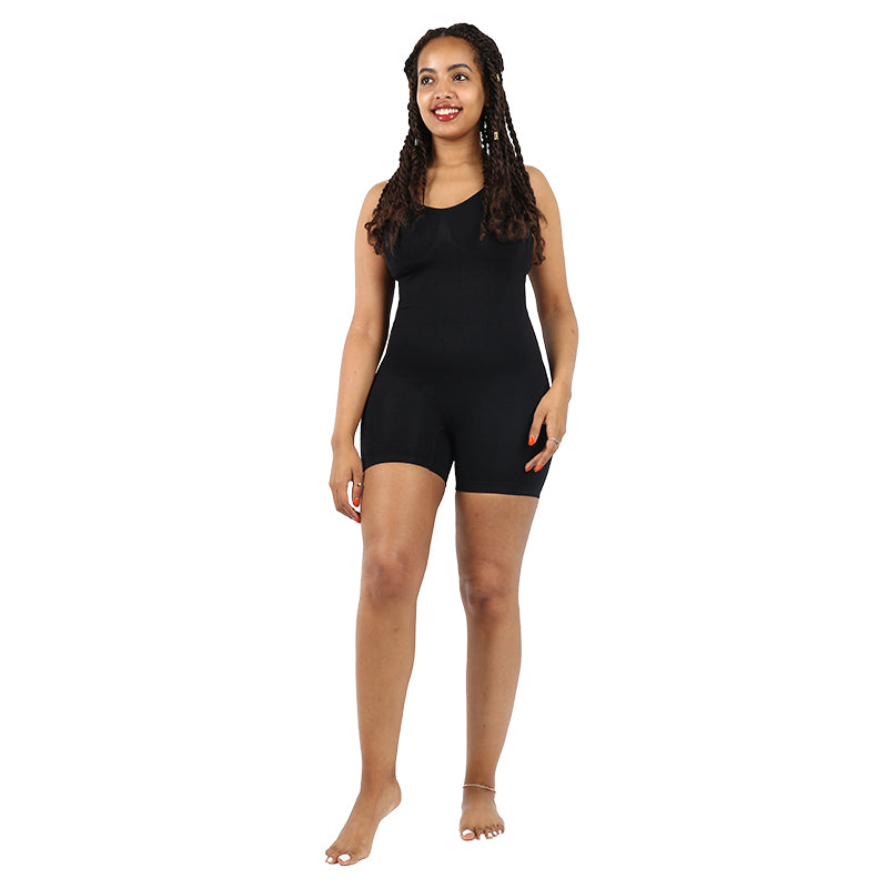 Black Seamless Postpartum Body Shaper MHW100274B