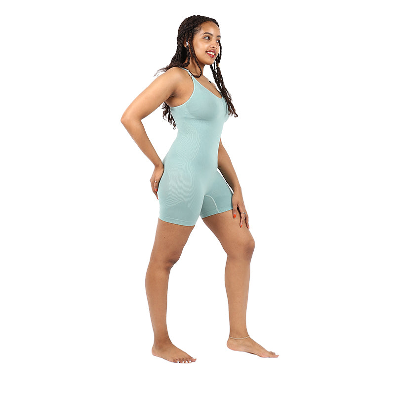 Blue Seamless Postpartum Body Shaper MHW100274BL