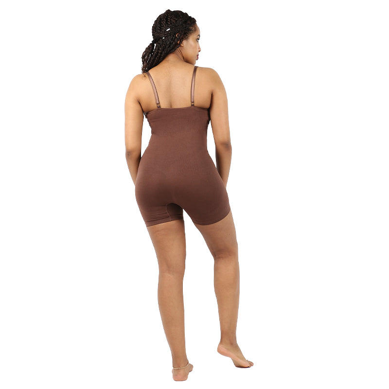 Brown Seamless Postpartum Body Shaper MHW100274BR