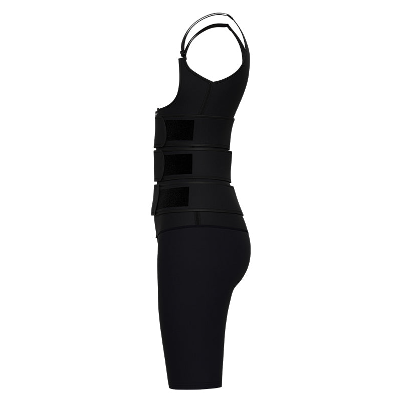 UJB SBR 9 steel bone three-belt vest milk silk MHW100299B