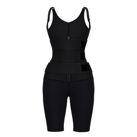 UJB SBR 9 steel bone three-belt vest milk silk MHW100299B