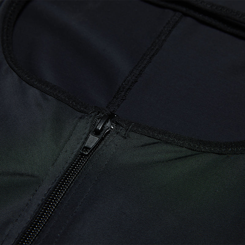 Tight-fitting zipper body sculpting sleeves lace large size body shaperMT000009B