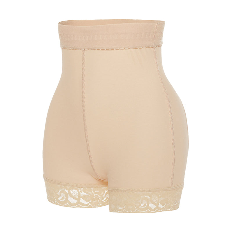 Non-slip Nude high waisted elastic hip shaping breathable