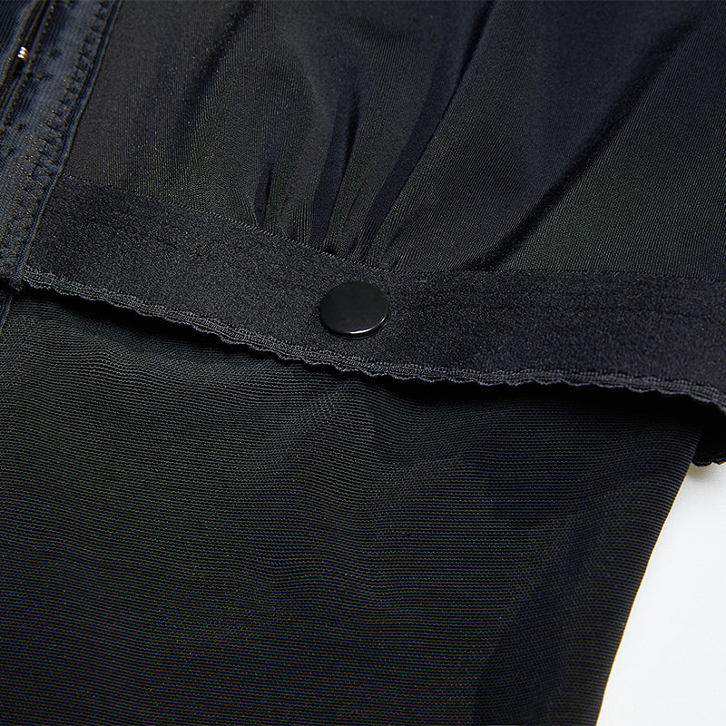 Plus Size Tummy Shaper Jumpsuit MT000007B Black