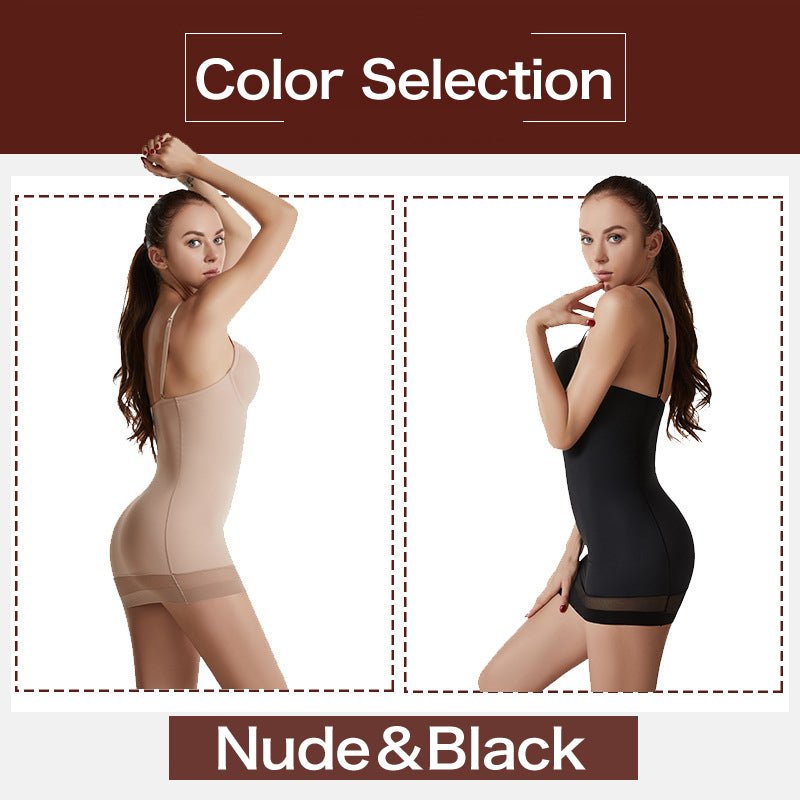 Black Body Sliming Shaper Dress Bra with Straps