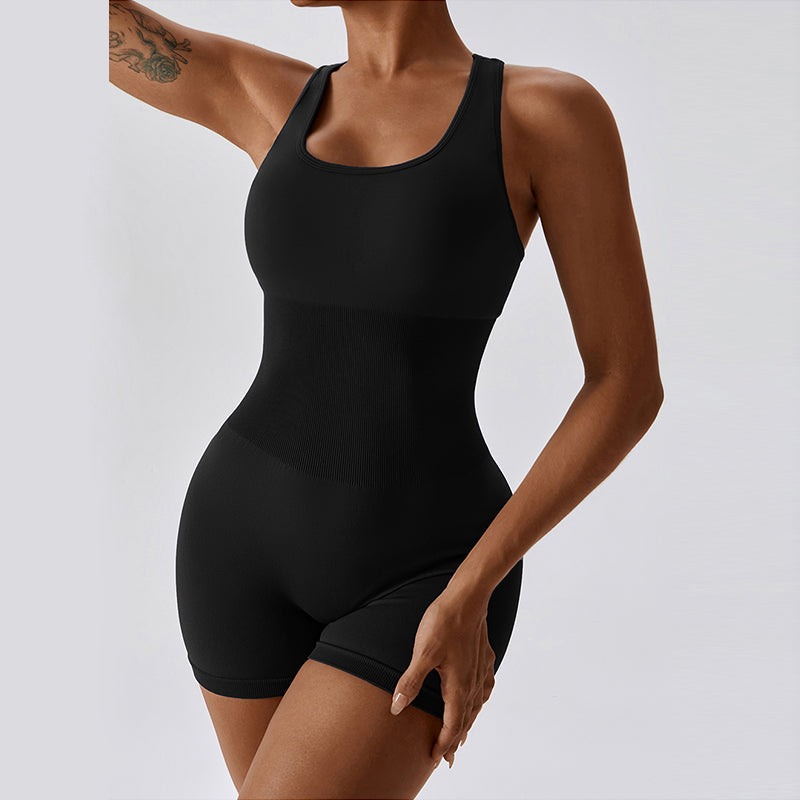 UJB Seamless One Piece Tummy Control Padded Sports Bra MH133791