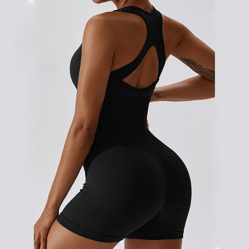 UJB Seamless One Piece Tummy Control Padded Sports Bra MH133791