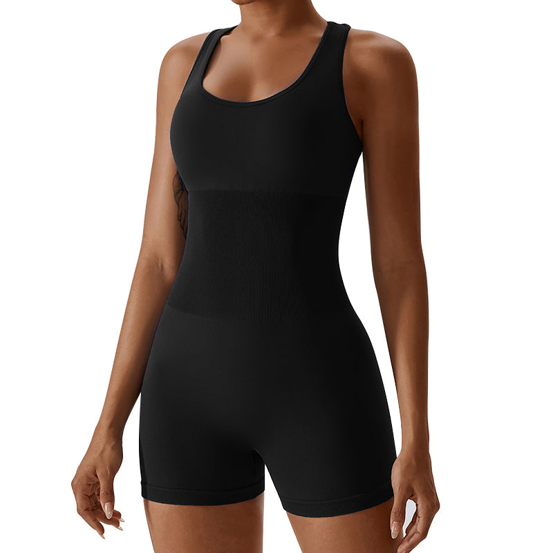 UJB Seamless One Piece Tummy Control Padded Sports Bra MH133791