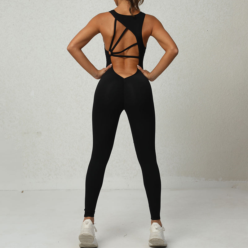 UJB One Pieces Sexy Backless Long Jumpsuit MH133794