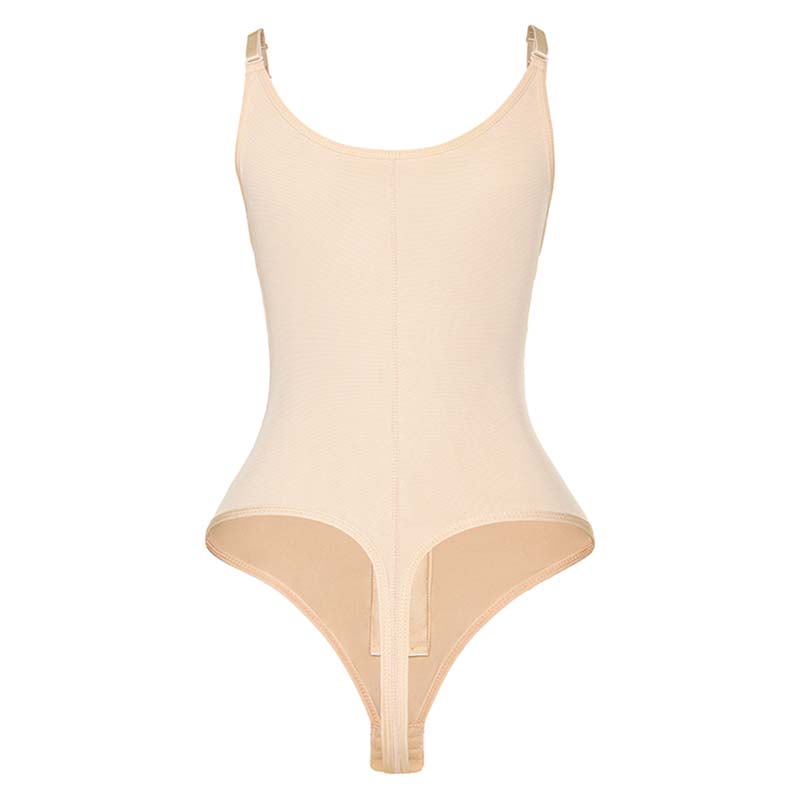 Bodysuit girdle high back nude thong MT000234N