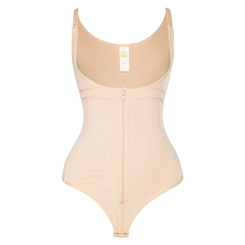 Bodysuit girdle high back nude thong MT000234N