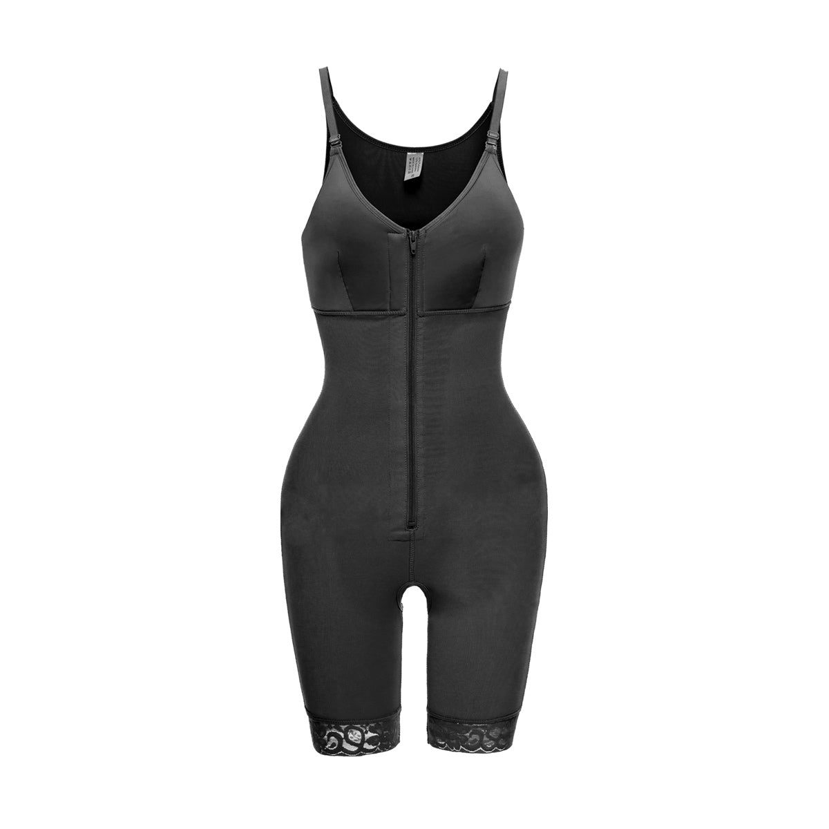 Full Body Black Shaper Tummy Control Bodysuit MHW100124B