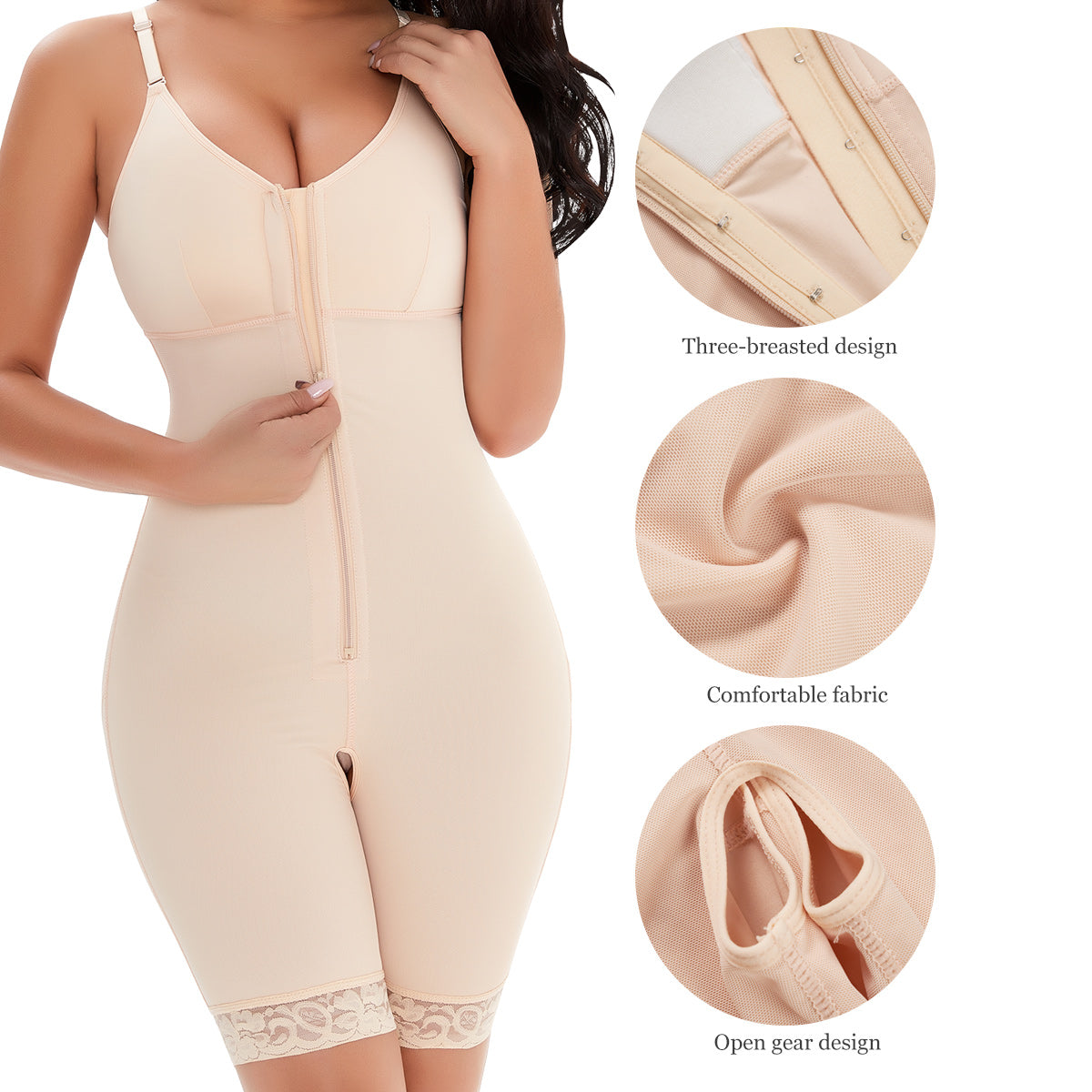 3 en 1 fajas colombianas post surgery MHW100124N