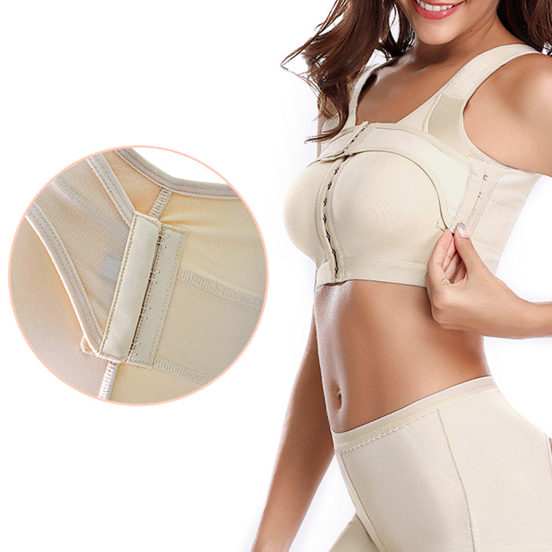 Front Button Plus Size Push Up Bralettes MT000025