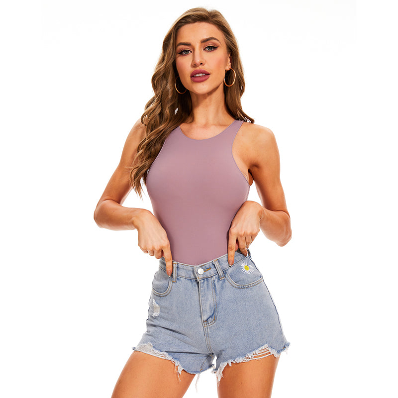 Fits Everyday High Neck Bodysuit MT000354PU