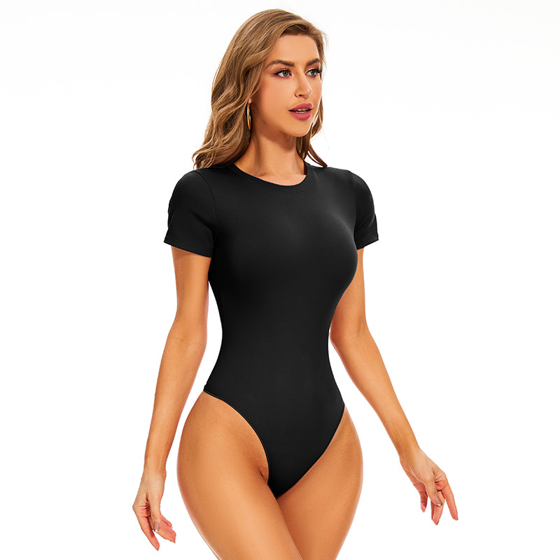 Essential Crew Neck Short Sleeve Bodysuit MT000353PU