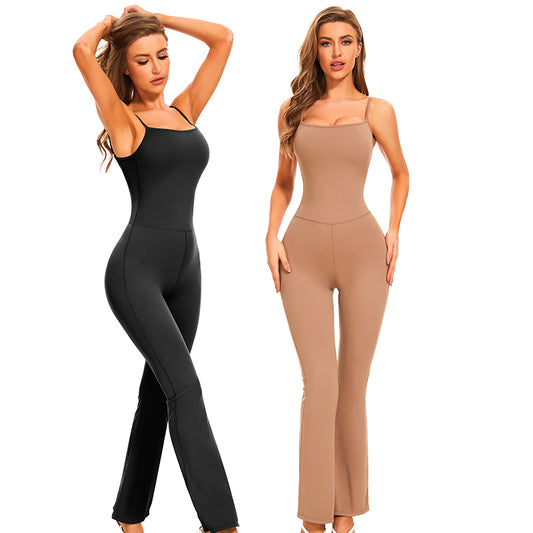 UJB Active Wear Jumpsuit with Removable Bra MH133806K