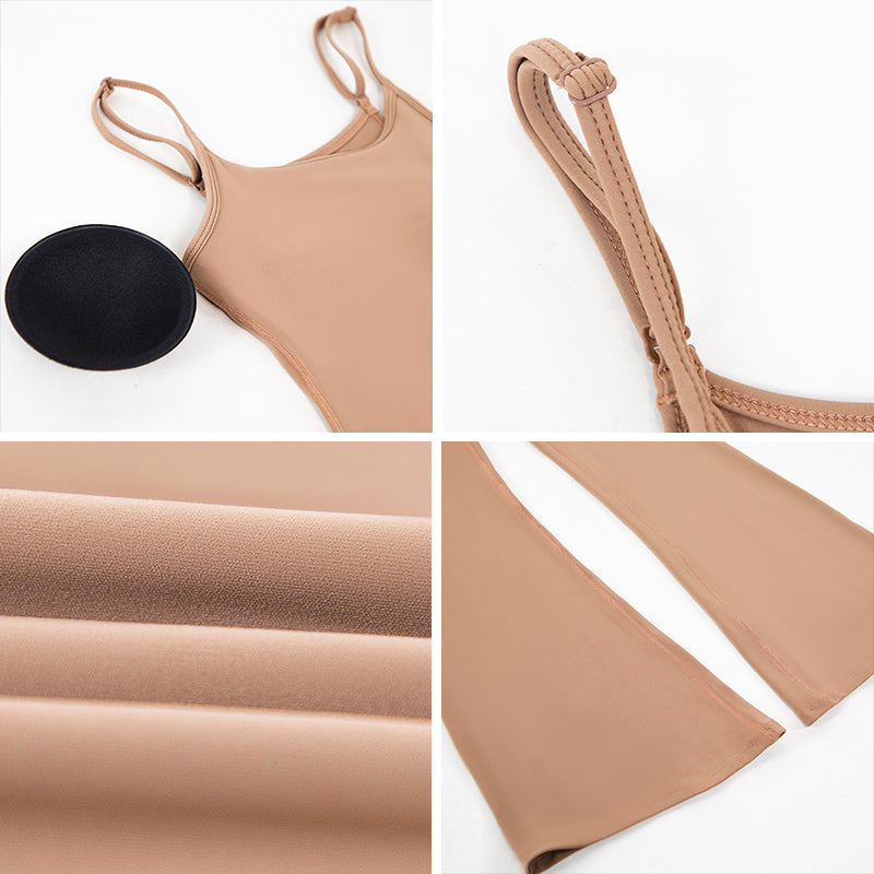 UJB Active Wear Jumpsuit with Removable Bra MH133806K