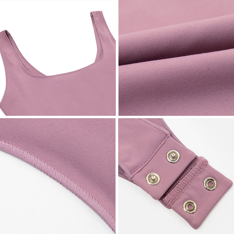 Fits Everybody Square Neck Thong Bodysuit MT000360PU