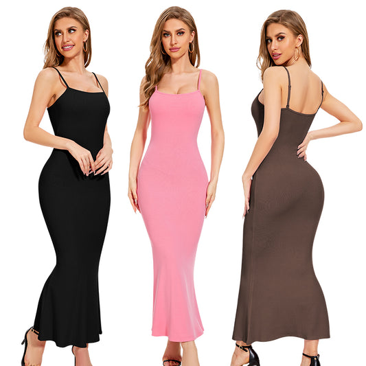 UJB Soft Lounge Long Slip Dress MT000298B