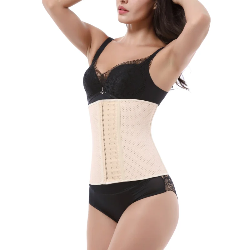 Wholesale Women Waist Trainer High Quality 25 Steel Skeleton Hollow Out Bodysuit - Image 4