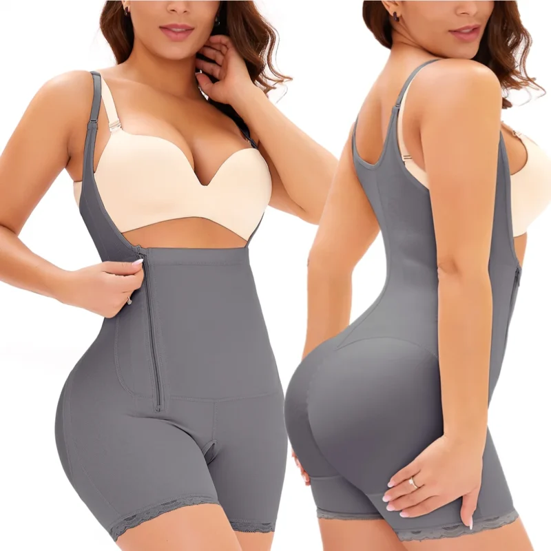 High Waist Open Crotch Bodysui Hip Tummy Women Waist Trainer Shapewear - Image 5