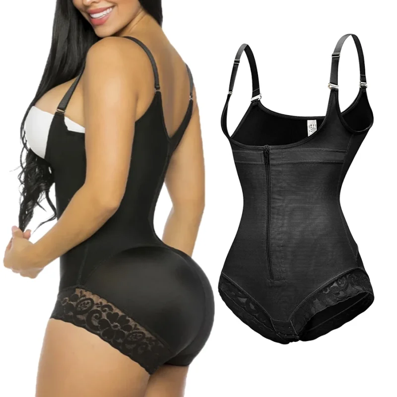 Open Chest Fajas Colombianas Tummy Tucker Body Shaper - Image 6