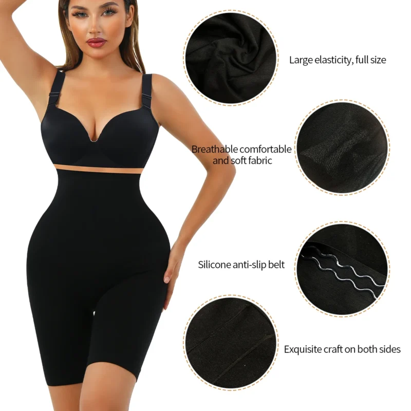 Seamless Slimming Butt Lifter Body Shaper Plus Size Bodysuit For Women  Shapers - Image 4